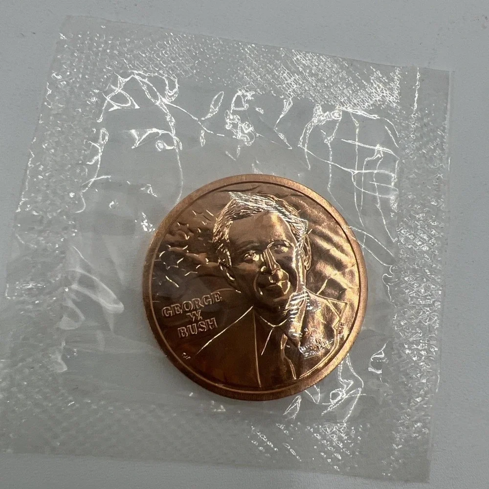 George W. Bush 2001 Inauguration Bronze Medal- 9/11 Quote-Sealed CollectibleCoin